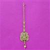 Antique Temple Tikka With Gold Plating