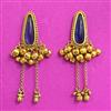 Antique Classic Earring With Matte Gold Plating