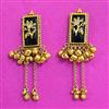 Antique Classic Earring With Matte Gold Plating