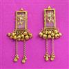 Antique Classic Earring With Matte Gold Plating