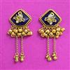 Antique Classic Earring With Matte Gold Plating