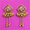 Antique Classic Earring With Matte Gold Plating