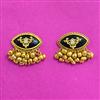 Antique Classic Earring With Matte Gold Plating