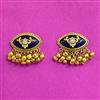 Antique Classic Earring With Matte Gold Plating