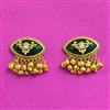 Antique Classic Earring With Matte Gold Plating