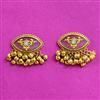 Antique Classic Earring With Matte Gold Plating
