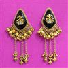 Antique Classic Earring With Matte Gold Plating