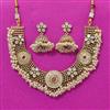 Antique Moti Necklace Set With Gold Plating