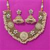 Antique Moti Necklace Set With Gold Plating