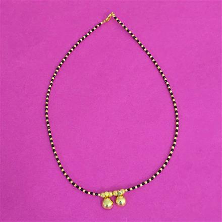 Antique Delicate Mangalsutra With Gold Plating