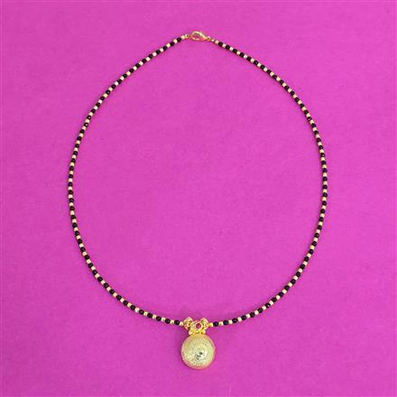 Antique Delicate Mangalsutra With Gold Plating