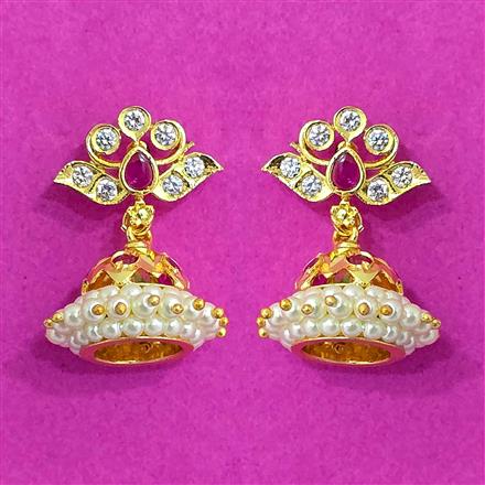 Antique Jhumki With Gold Plating