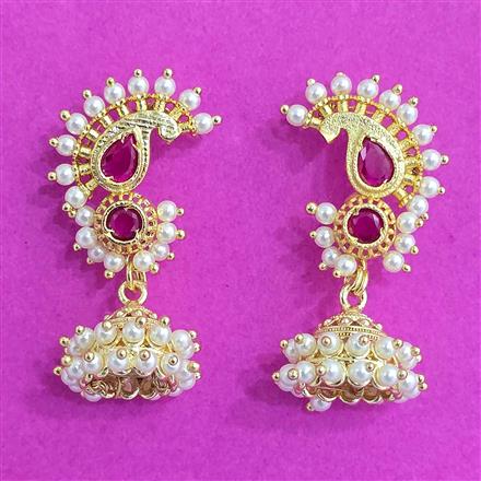 Antique Jhumki With Gold Plating