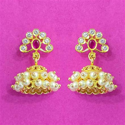 Antique Jhumki With Gold Plating
