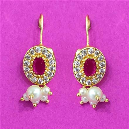Antique Moti Earring With Gold Plating