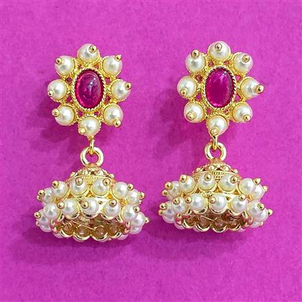 Antique Jhumki With Gold Plating