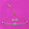 Antique Moti Necklace Set With Mehndi Plating