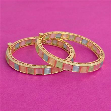 Antique Openable Bangles With Gold Plating