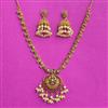 Antique Moti Necklace With Matte Gold Plating