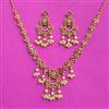 Antique South Indian Necklace With Matte Gold Plating