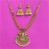 Antique South Indian Necklace With Matte Gold Plating