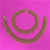 Antique Classic Payal With Matte Gold Plating