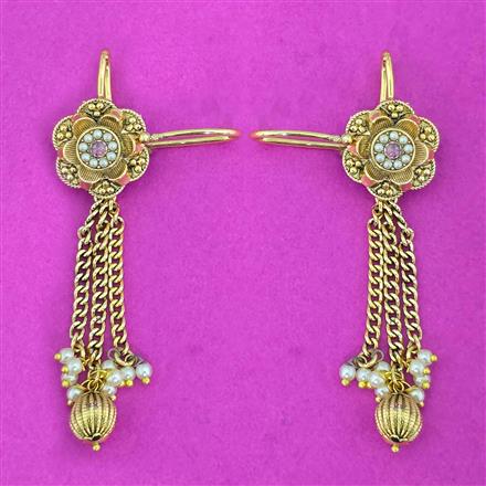 Antique Earcuff with Gold Plating