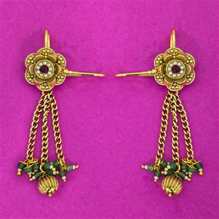 Antique Earcuff With Gold Plating