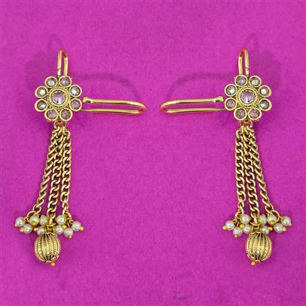 Antique Earcuff with Gold Plating