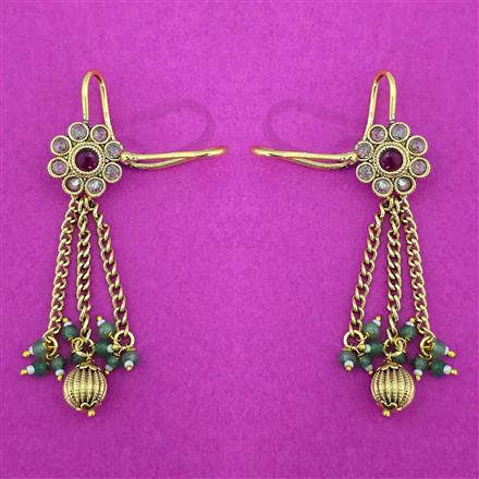 Antique Earcuff With Gold Plating