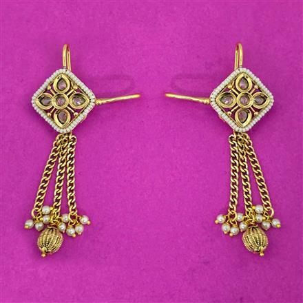 Antique Earcuff with Gold Plating