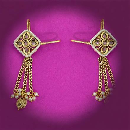 Antique Earcuff with Gold Plating