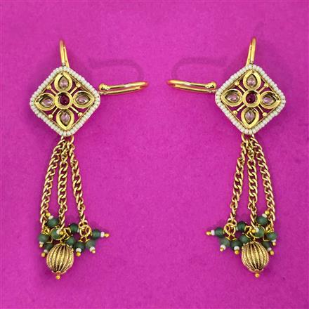 Antique Earcuff With Gold Plating