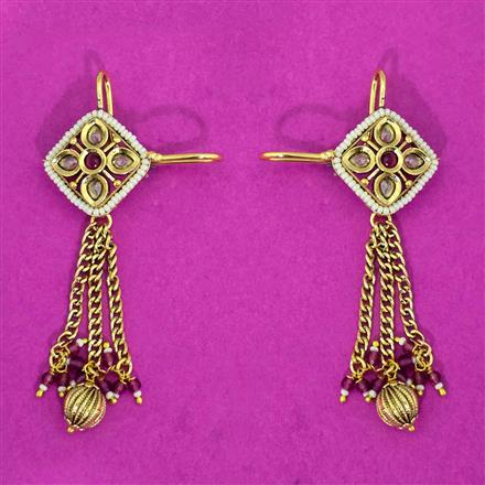 Antique Earcuff With Gold Plating