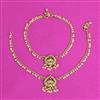 Antique Classic Payal With Matte Gold Plating