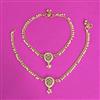 Antique Classic Payal With Matte Gold Plating