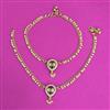 Antique Classic Payal With Matte Gold Plating