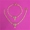 Antique Classic Payal With Matte Gold Plating