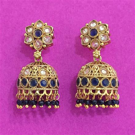 Antique Jhumki With Gold Plating