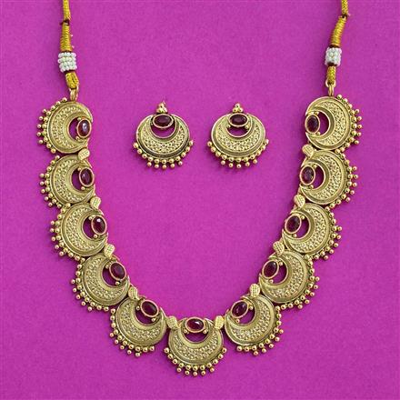 Antique Classic Necklace SetWith Gold Plating