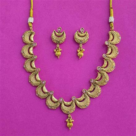 Antique Classic Necklace SetWith Gold Plating