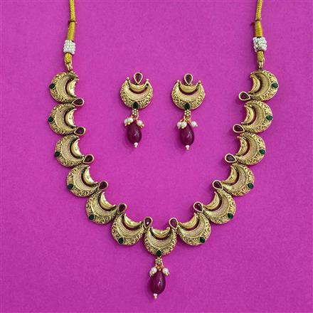 Antique Classic Necklace SetWith Gold Plating
