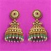 Antique South Indian Earring With Matte Gold Plating