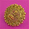 Antique Temple Ring With Matte Gold Plating