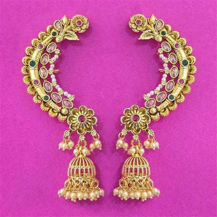Antique Earcuff With Gold Plating