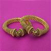 Antique Openable Bangles With Matte Gold Plating