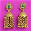 Antique Jhumki With Matte Gold Plating