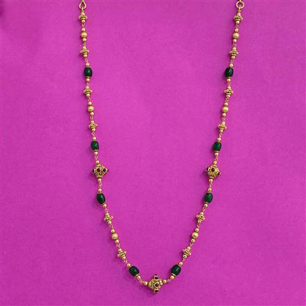 Antique Mala Necklace SetWith Matte Gold Plating