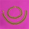Antique Classic Payal With Matte Gold Plating
