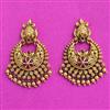 Antique Classic Earring With Matte Gold Plating